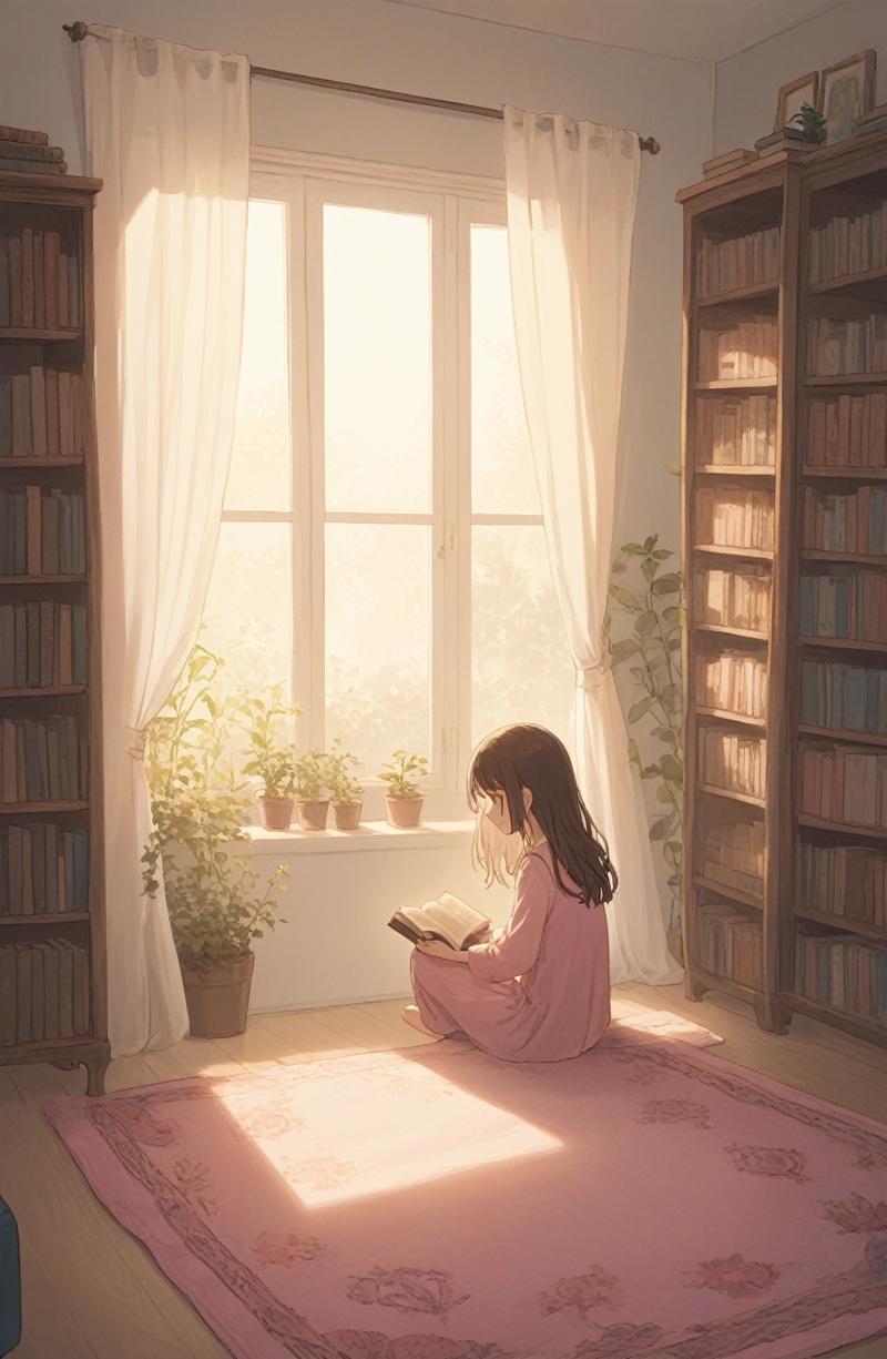 5072156-191409318-High Resolution✨, Clear🌟, Brilliant Resolution💫, Sharp Resolution🔥 a Girl, hand-drawn, interior, probably her room with bookcase.png